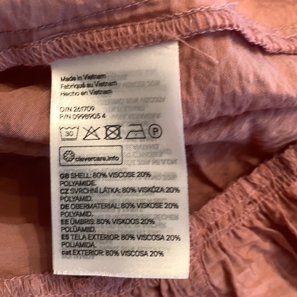 H&M Medium Tunic Oversized In EUC Pale Coral - Picture 6 of 6